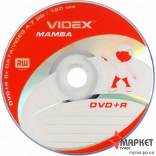 DVD+R Videx 8x bulk (50) Mamba